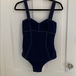 NWT Suboo Navy One-Piece Bathing Suit